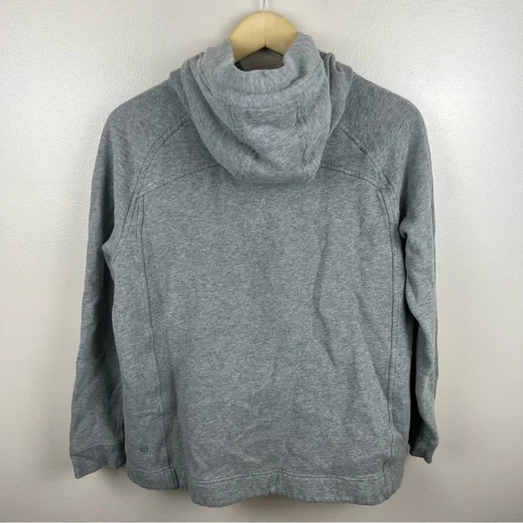 Lululemon Wind Down Pullover Hoodie Sweatshirt Womens Size 8 Gray Athletic Comfy - Picture 2 of 10